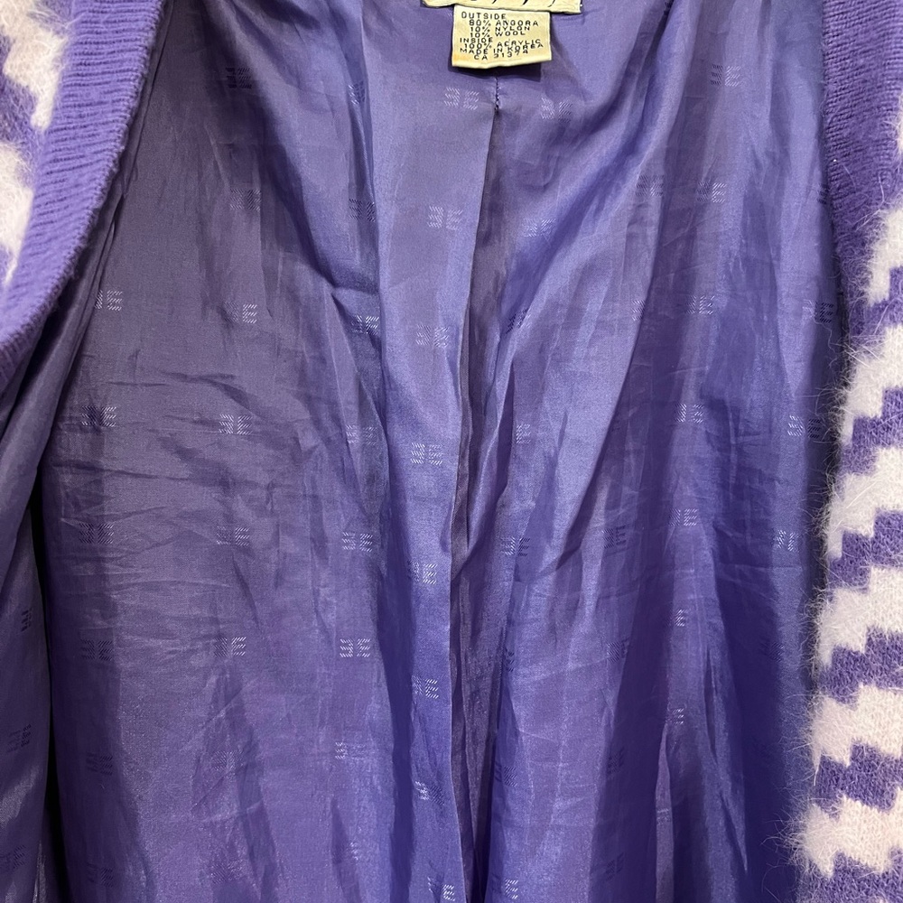 Vintage Chevron Patterned Sweater - Picture 5 of 6